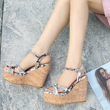Small Size Ankle Strap Wedge Sandals BS147