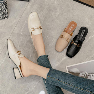 Small Size Block Heel Casual Shoes DS179