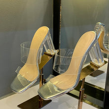 Small Size Clear High Heeled Sandals BS160