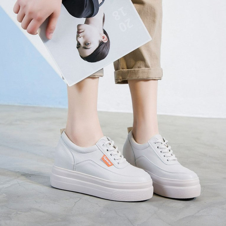 Small Size Leather Fashion Sneakers SS187 - AstarShoes