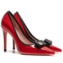 Small Size Patent Leather Heels For Ladies DS139