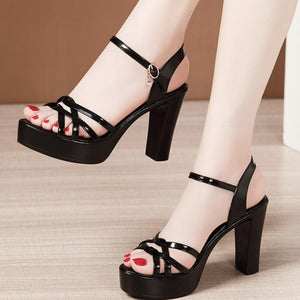 Small Size Platform Chunky Heels GS110