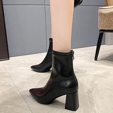 Small Size Pointed Sexy Heeled Short Boots AS50