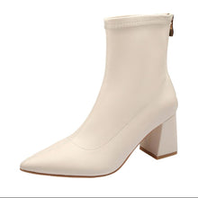 Small Size Pointed Sexy Heeled Short Boots AS50