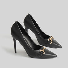 Small Size Pointy Leather Pump Shoes DS336