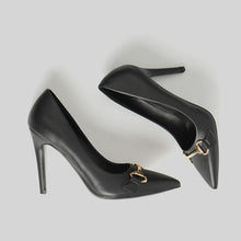 Small Size Pointy Leather Pump Shoes DS336