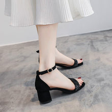 Small Size Block Heel Sandals BS233