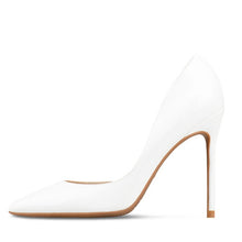 Small Size Side Empty Patent Heels GS56