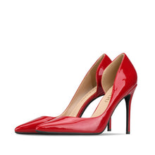 Small Size Side Empty Patent Heels GS56