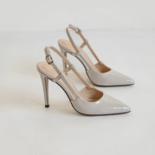 Women's Small Size Slingback Patent Heels DS157