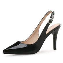 Small Size Slingback Patent Shoes GS298