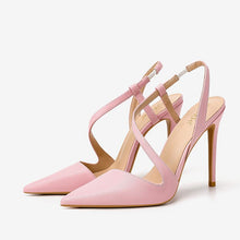 Small Size Slingback Side Empty Heels Shoes GS372