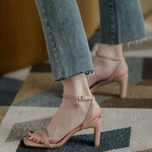 Small Size Strap Heeled Sandals GS99