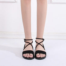 Small Size Strappy Flat Sandals GS309