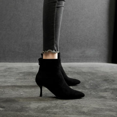 Small Size Suede Boots For Women GS213