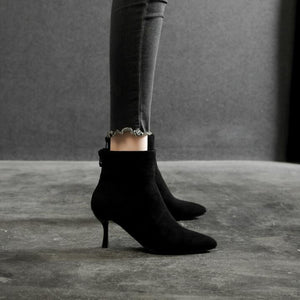 Small Size Suede Boots For Women GS213