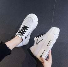 Small Size Thicksole Leather Trainers BS127