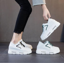 Small Size Thicksole Leather Trainers BS127