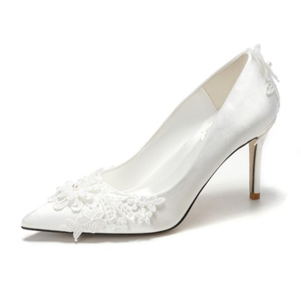 Petite Feet Small Size Wedding Bridesmaid Heels Shoes AS178