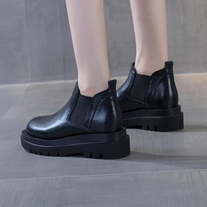 Small Thicksole Inner Heel Martin Boots DS361