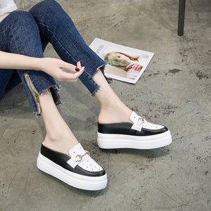 Small Thicksole Slip On Shoes GS317
