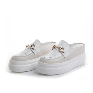 Small Thicksole Slip On Shoes GS317