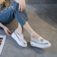 Small Feet Girls Slip On Height Increase Sneakers SS265