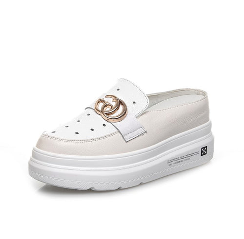 Small Feet Girls Slip On Height Increase Sneakers SS265