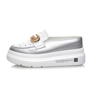 Small Feet Girls Slip On Height Increase Sneakers SS265