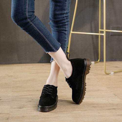 Small Feet Lace Up Casual Leather Shoes AP61