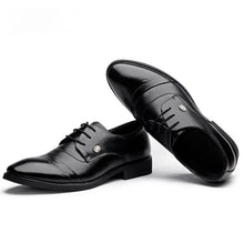 Small Feet Men's Lace Up Leather Dress Shoes MS51