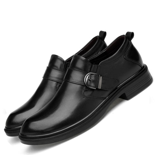 Small Feet Men's Strap Leather Dress Shoes MS22