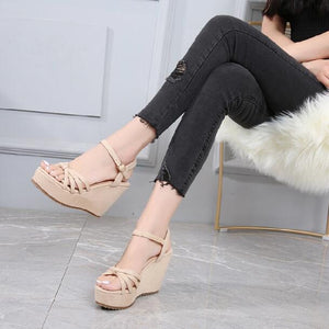 Small Size Wedge Shoes For Petite Feet BS95