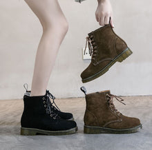 Small Size Leather Martin Boots AP72