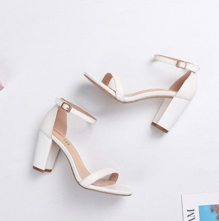 White clearance heels small