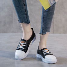 Small Size Lace Up Leather Sneakers AP181