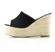 Small Size Peep Slip On Wedge Sandals SS275
