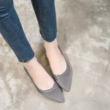 Small Size Pointy Toe Flat Heel Shoes SS315