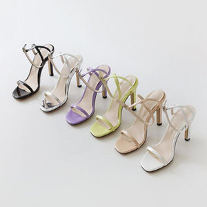 Small Size Womens One Strap Prom Sandals For Petite Feet SS112