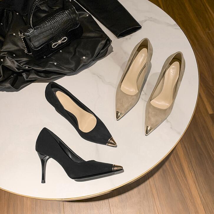 Suede High Heels For Petite Feet GS352