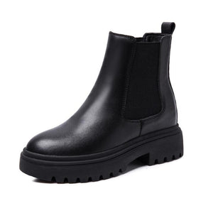 Thicksole Short Boots For Small Feet GS206