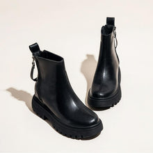 Thicksole Side Zipper Short Boots GS207