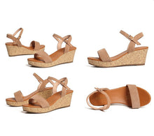 Women Petite Size Ankle Strap Wedge Heel Sandals Canada Size 1