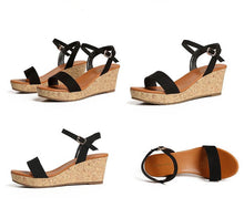 Women Petite Size Ankle Strap Wedge Heel Sandals Canada Size 2