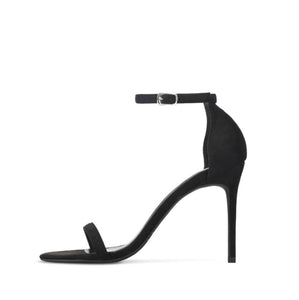 Women's Small Feet One Strap Suede High Heels ES50