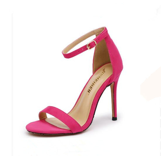 Women's Petite Feet Peep One Strap High Heel Sandals AS26 - AstarShoes