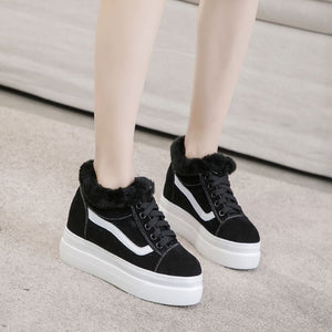 Petite Size Suede Leather Sneakers AP207