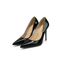 Women's Pointed Toe Large Size Patent Pump Shoes(6/8/10cm) BS18