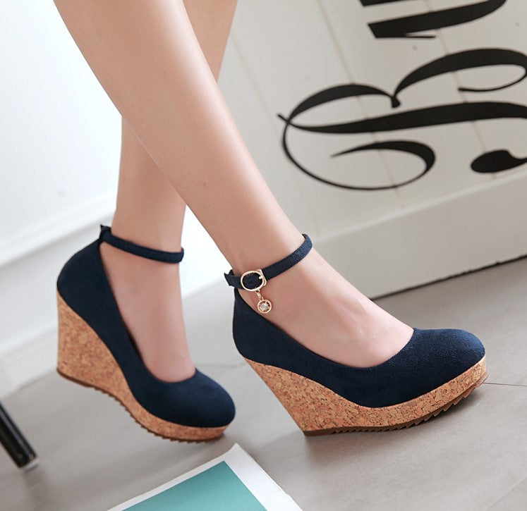 Women's Wedge Pump Shoes For Small Feet SS59 AstarShoes