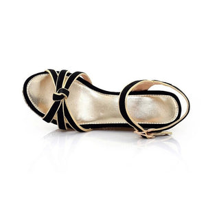 Womens Glitter Wedge Heel Sandal Shoes SS155